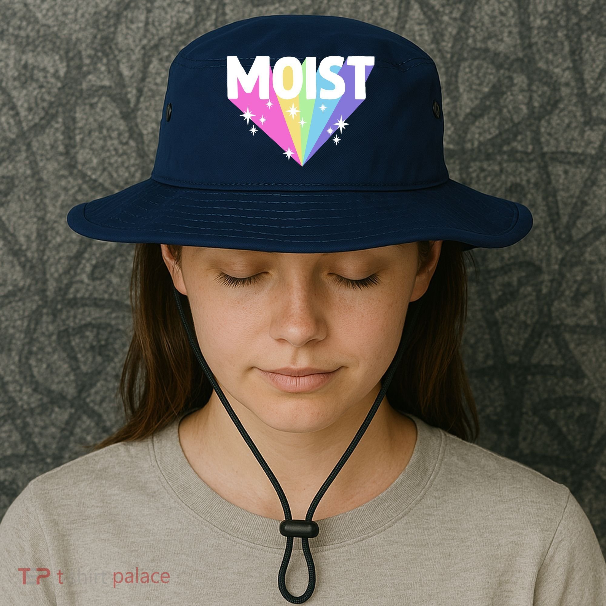 Moist Funny Meme Offensive Weird Cool Hilarious Humorous Bucket Hat