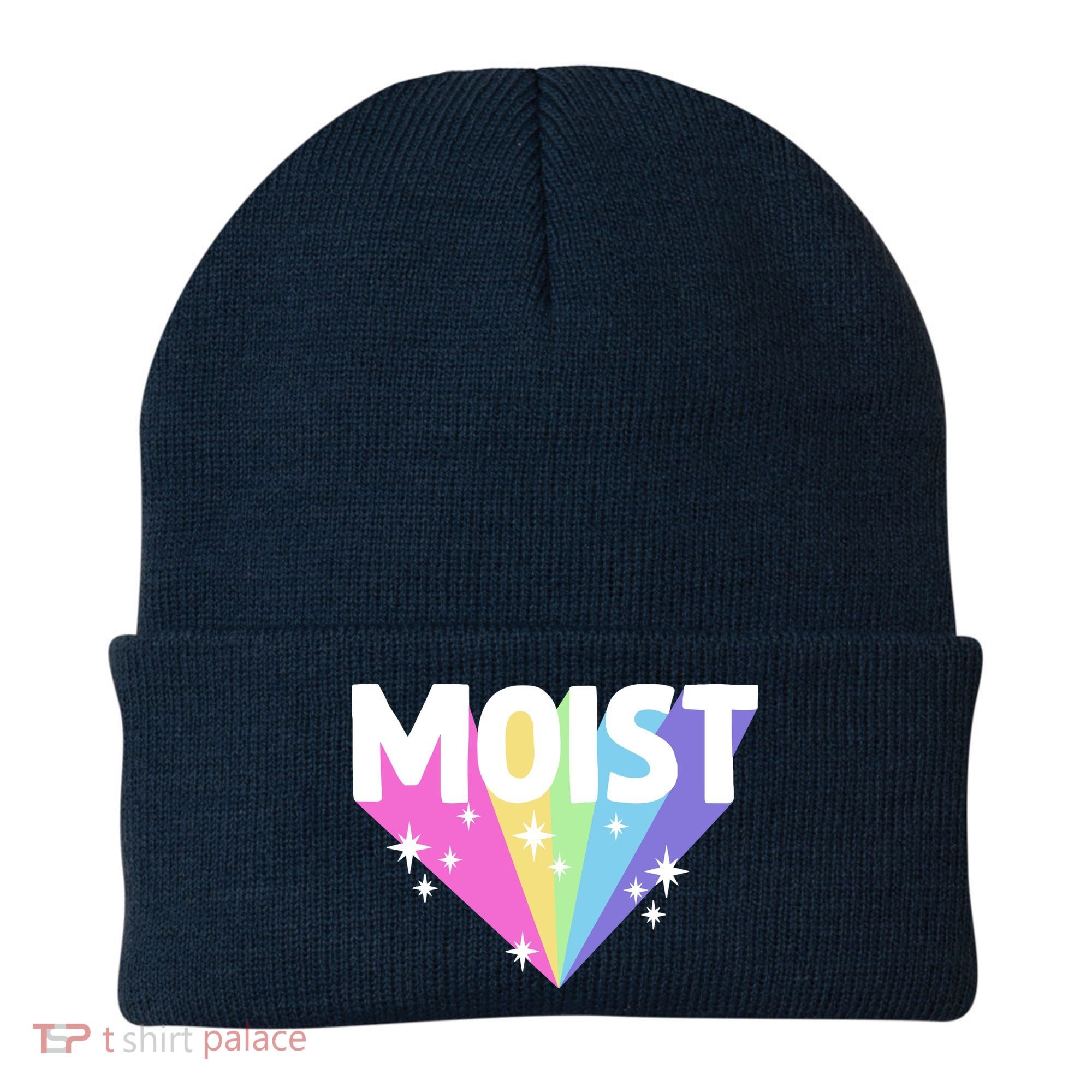 Moist Funny Meme Offensive Weird Cool Hilarious Humorous Beanie