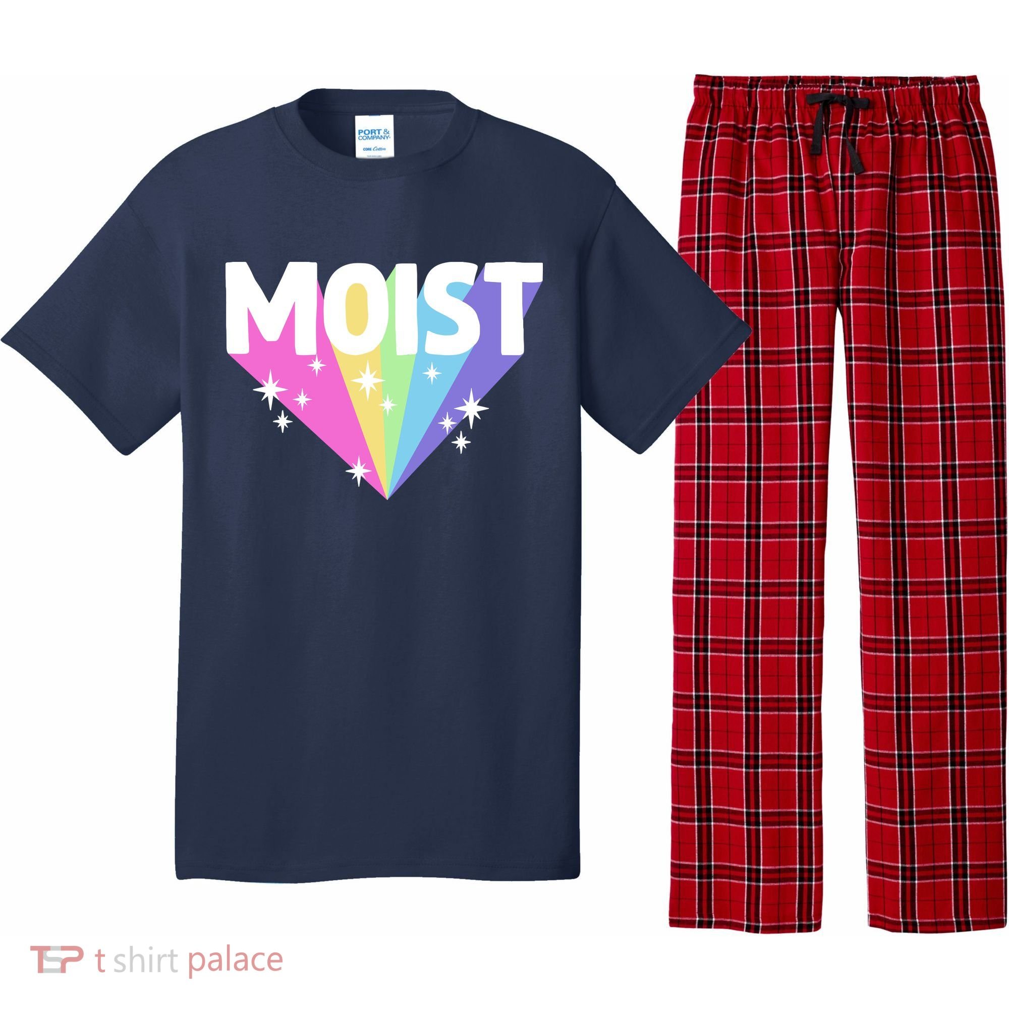 Moist Funny Meme Offensive Weird Cool Hilarious Humorous Pajama Set