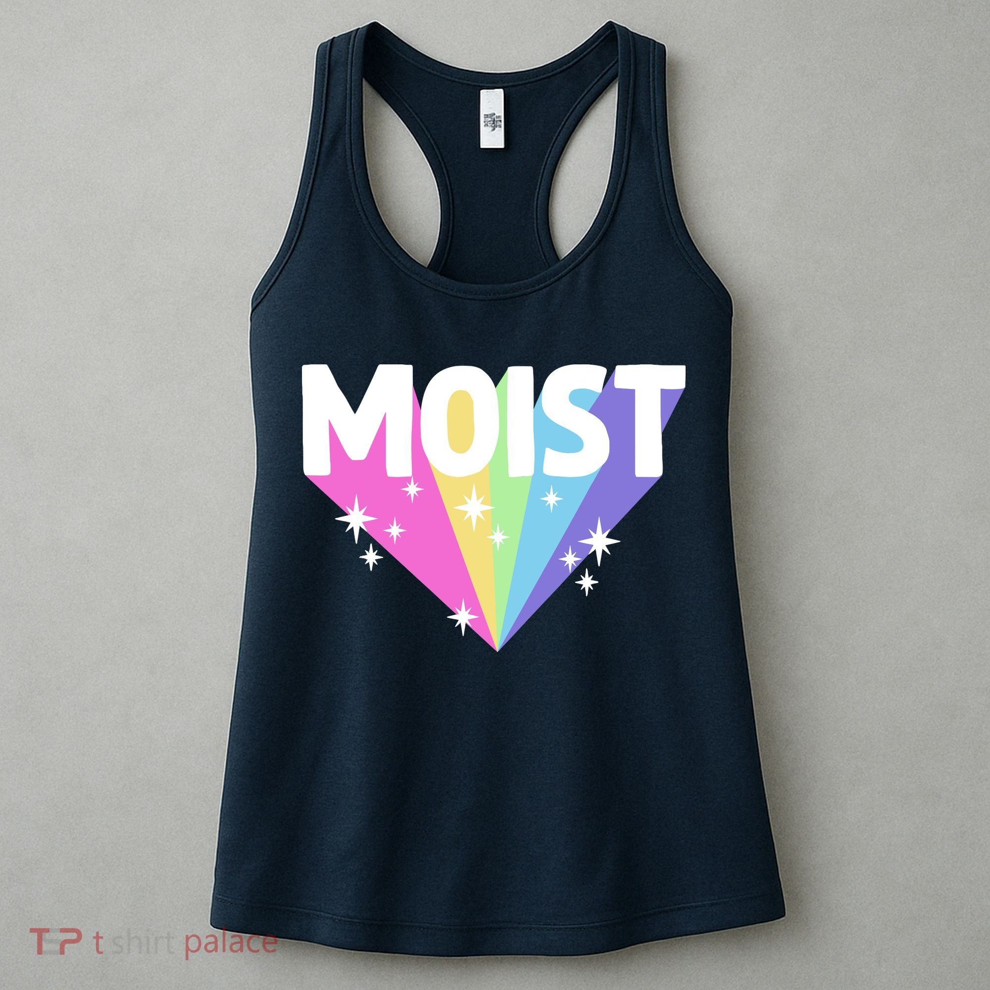 Moist Funny Meme Offensive Weird Cool Hilarious Humorous Women's Tank Top