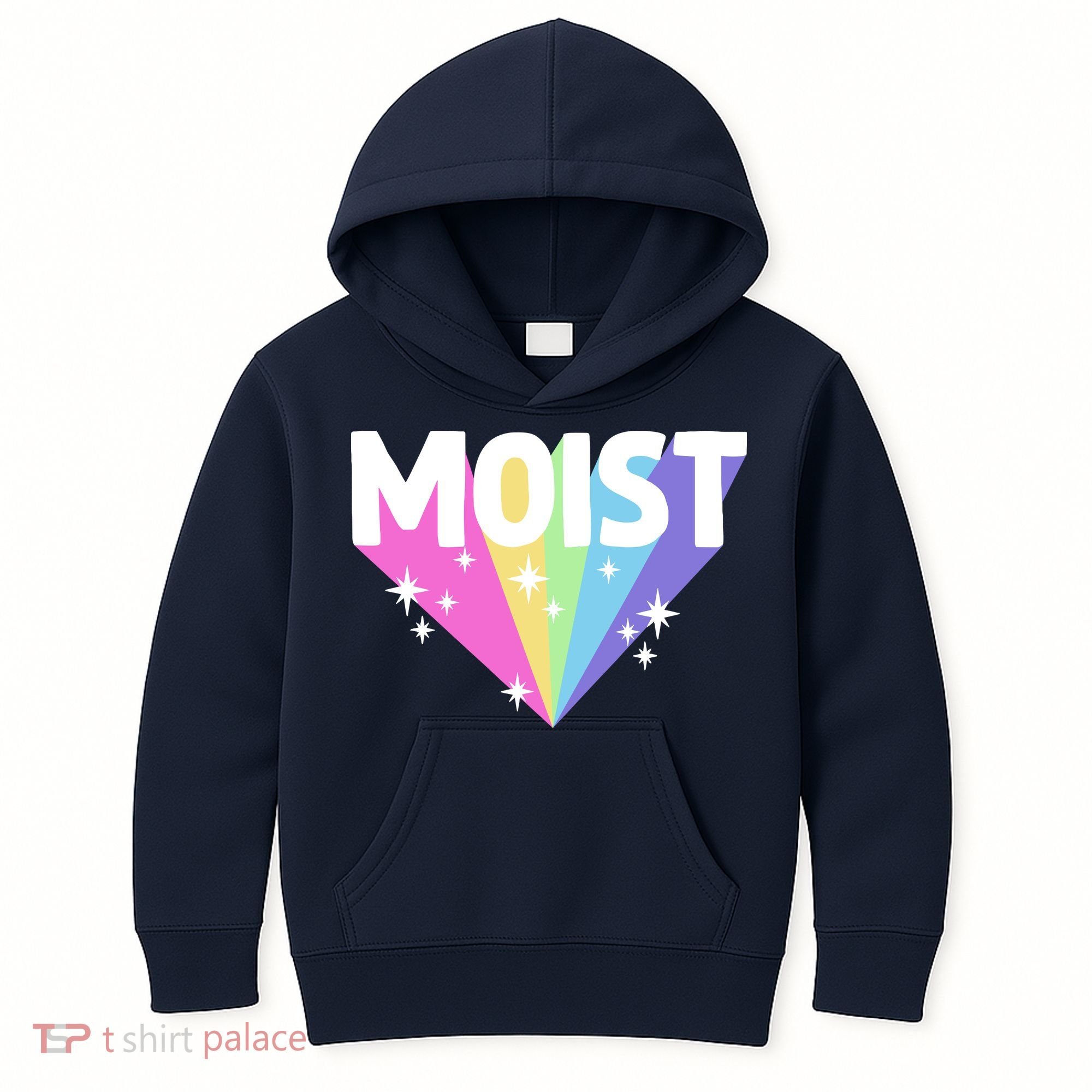 Moist Funny Meme Offensive Weird Cool Hilarious Humorous Kids Hoodie