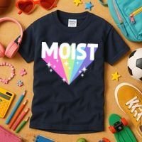 Moist Funny Meme Offensive Weird Cool Hilarious Humorous Kids T-Shirt thumb 3