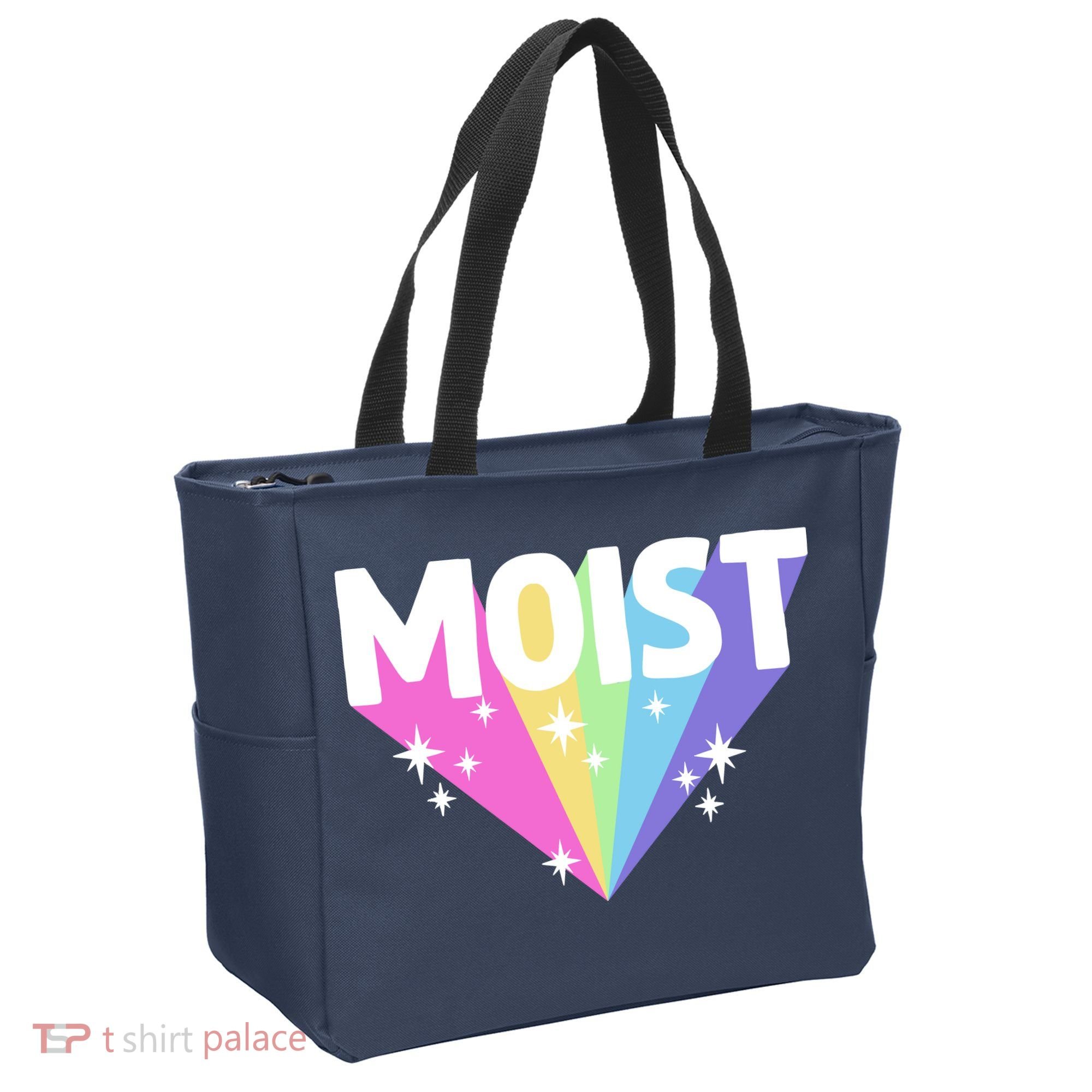 Moist Funny Meme Offensive Weird Cool Hilarious Humorous Tote Bag