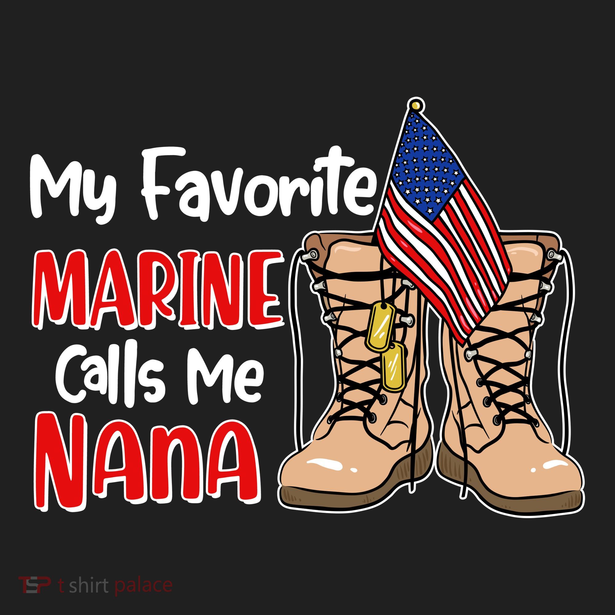 My Favorite Marine Calls Me Nana Women's Sweatshirt
