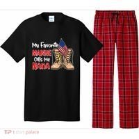 My Favorite Marine Calls Me Nana Pajama Set thumb 0
