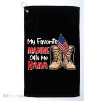 My Favorite Marine Calls Me Nana Golf Towel thumb 0
