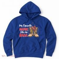My Favorite Marine Calls Me Nana Hoodie thumb 0