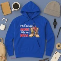 My Favorite Marine Calls Me Nana Hoodie thumb 3