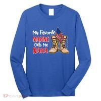 My Favorite Marine Calls Me Nana Long Sleeve Shirt thumb 0