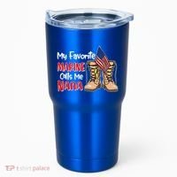 My Favorite Marine Calls Me Nana Tumbler thumb 0