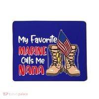 My Favorite Marine Calls Me Nana Mousepad thumb 0