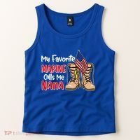 My Favorite Marine Calls Me Nana Tank Top thumb 2