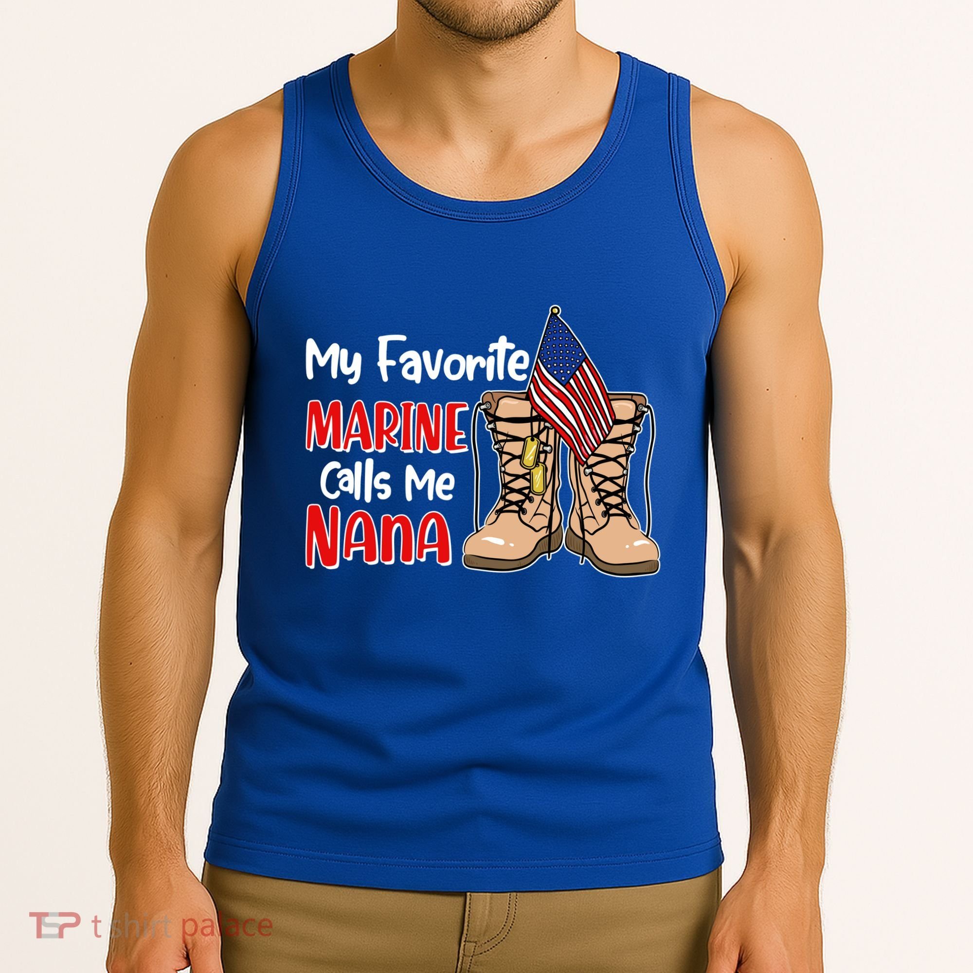 My Favorite Marine Calls Me Nana Tank Top