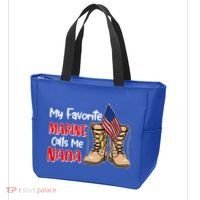 My Favorite Marine Calls Me Nana Tote Bag thumb 3