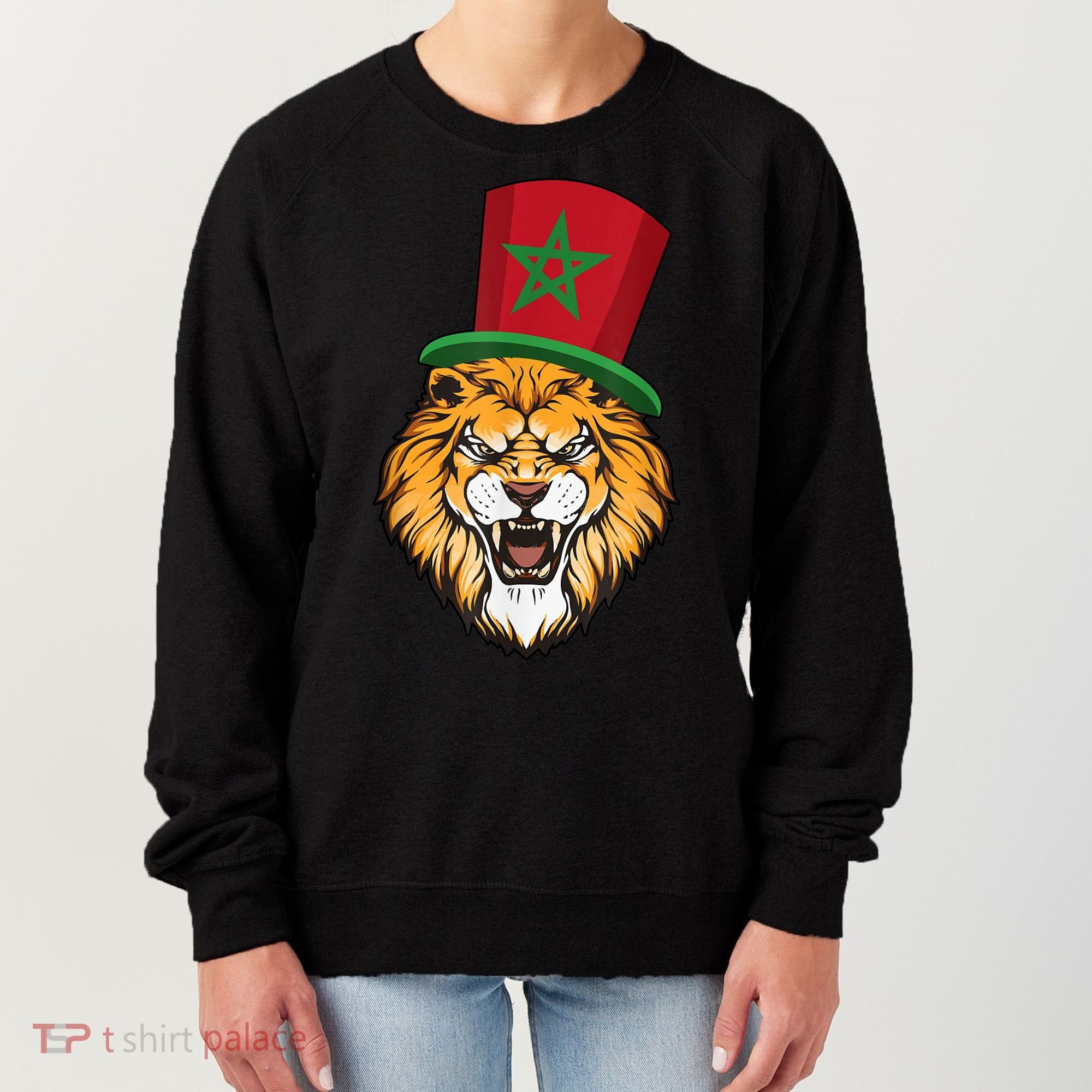 Morocco Flag Moroccan Soccer Supporter For Men Women Women's Sweatshirt