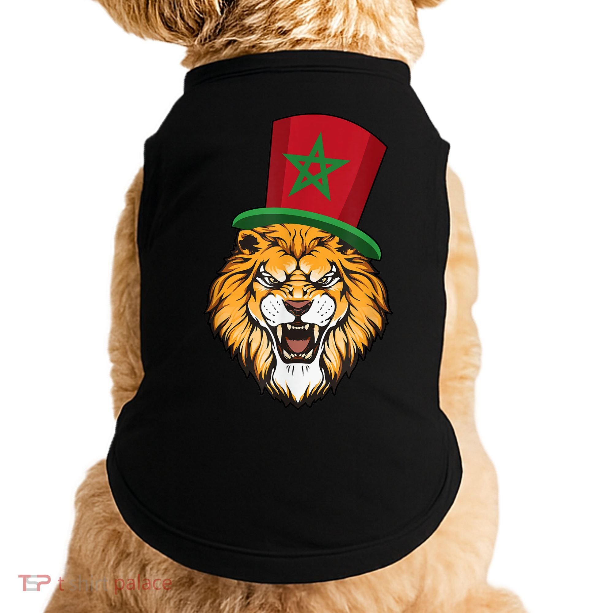 Morocco Flag Moroccan Soccer Supporter For Men Women Doggie Tank