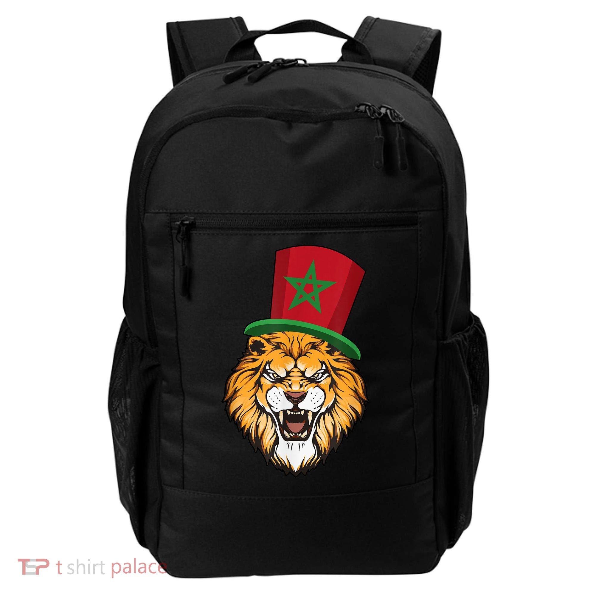 Morocco Flag Moroccan Soccer Supporter For Men Women Backpack