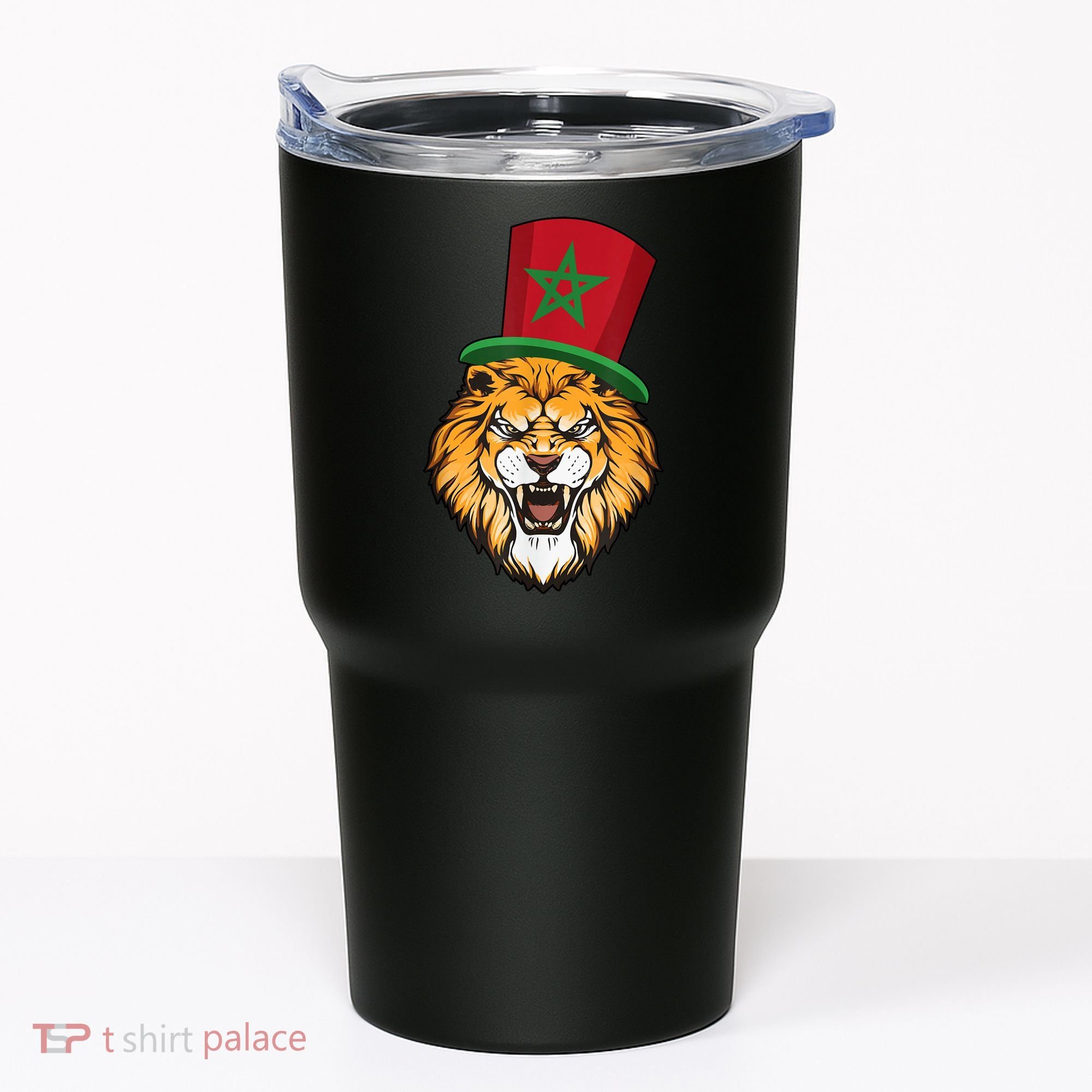 Morocco Flag Moroccan Soccer Supporter For Men Women Tumbler