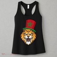 Morocco Flag Moroccan Soccer Supporter For Men Women Women's Tank Top thumb 3