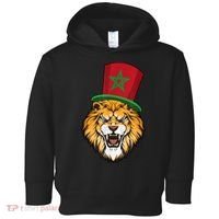 Morocco Flag Moroccan Soccer Supporter For Men Women Toddler Hoodie thumb 0