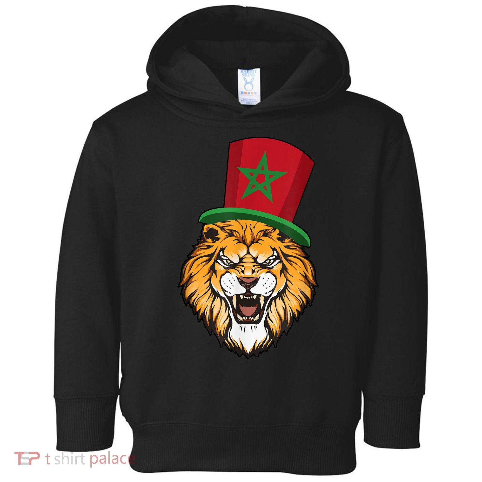 Morocco Flag Moroccan Soccer Supporter For Men Women Toddler Hoodie