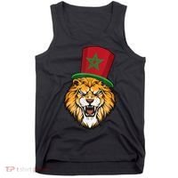 Morocco Flag Moroccan Soccer Supporter For Men Women Tank Top thumb 0