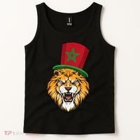 Morocco Flag Moroccan Soccer Supporter For Men Women Tank Top thumb 2