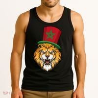 Morocco Flag Moroccan Soccer Supporter For Men Women Tank Top thumb 3