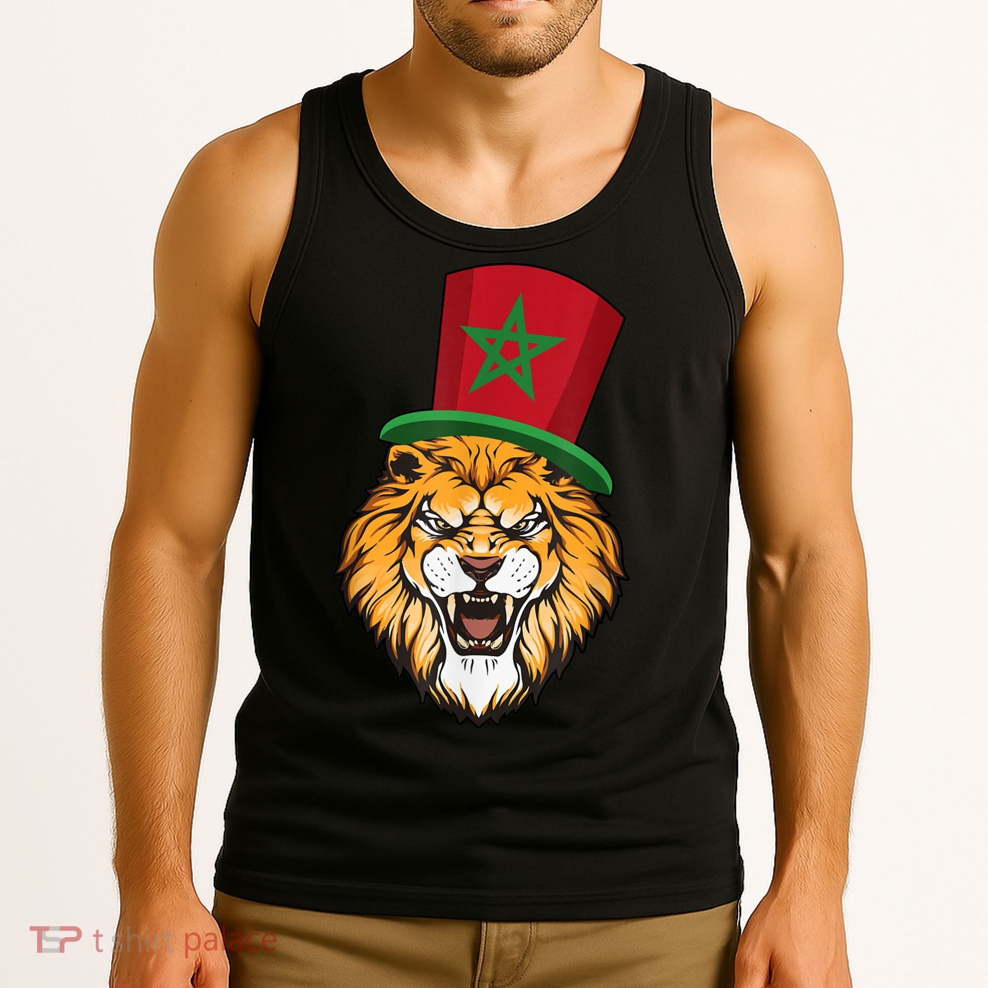 Morocco Flag Moroccan Soccer Supporter For Men Women Tank Top