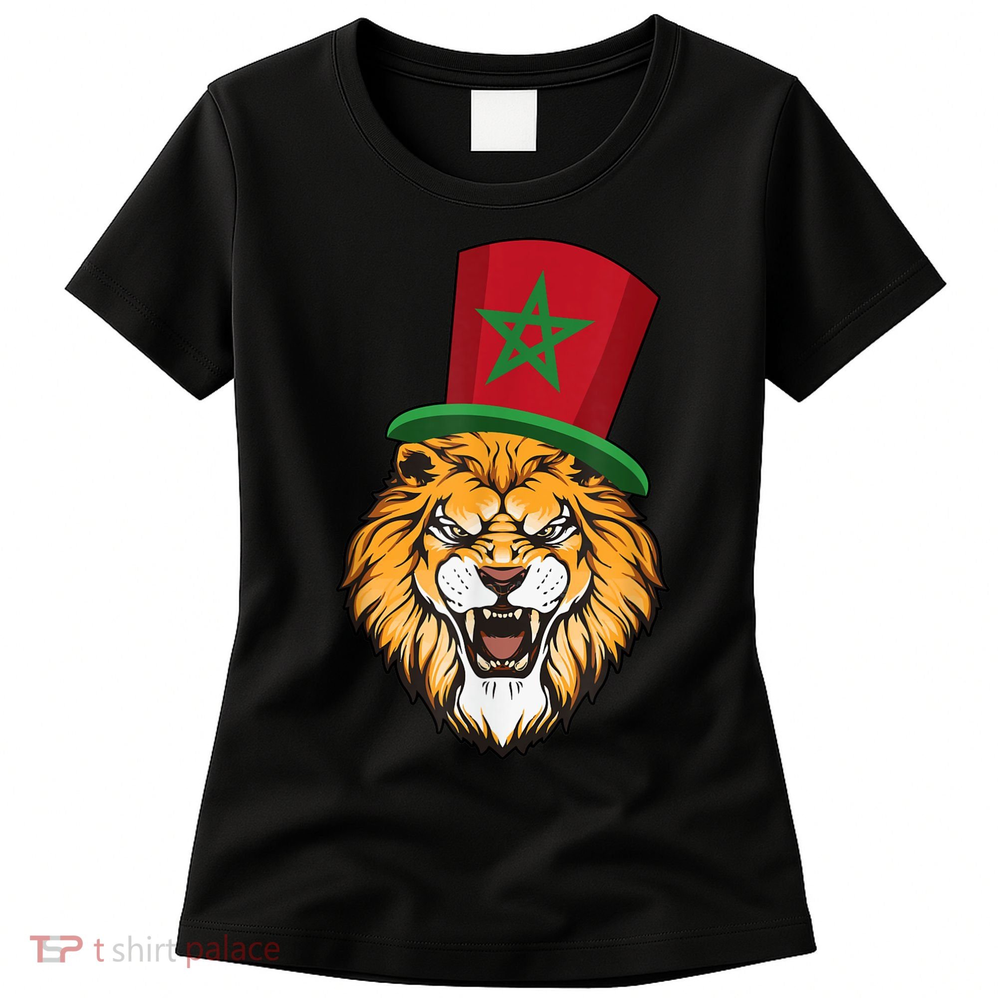 Morocco Flag Moroccan Soccer Supporter For Men Women Women's T-Shirt