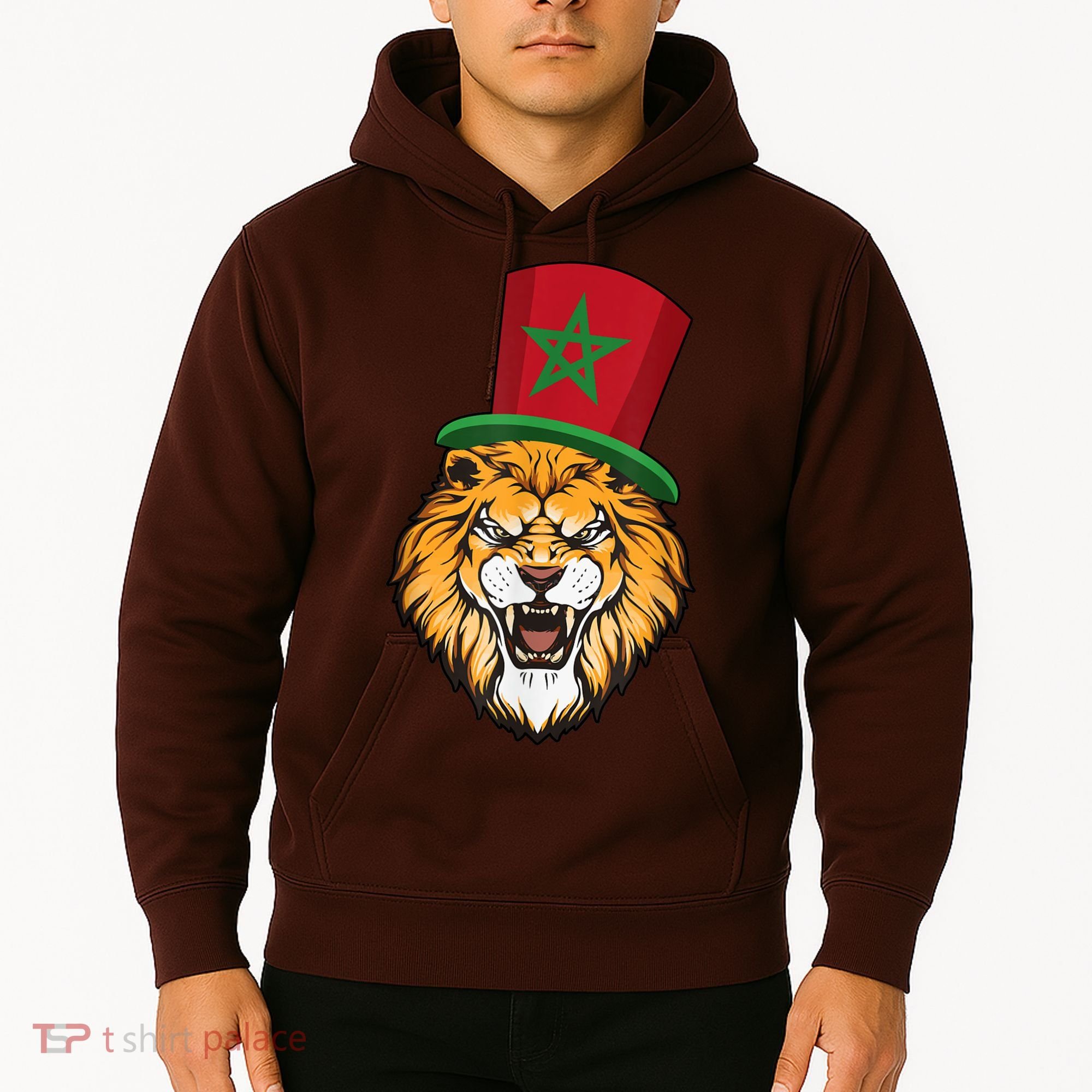 Morocco Flag Moroccan Soccer Supporter For Men Women Hoodie