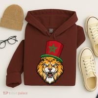Morocco Flag Moroccan Soccer Supporter For Men Women Hoodie thumb 4