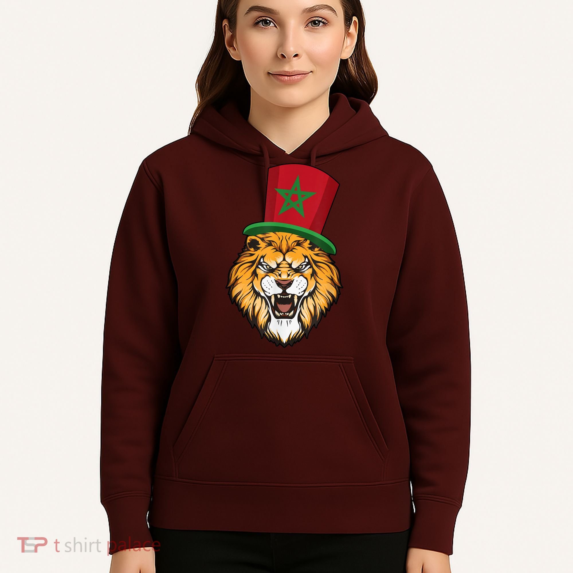 Morocco Flag Moroccan Soccer Supporter For Men Women Hoodie
