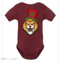 Morocco Flag Moroccan Soccer Supporter For Men Women Baby Bodysuit thumb 0