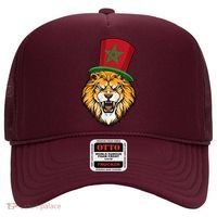 Morocco Flag Moroccan Soccer Supporter For Men Women Hat thumb 0