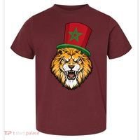 Morocco Flag Moroccan Soccer Supporter For Men Women Toddler T-Shirt thumb 0