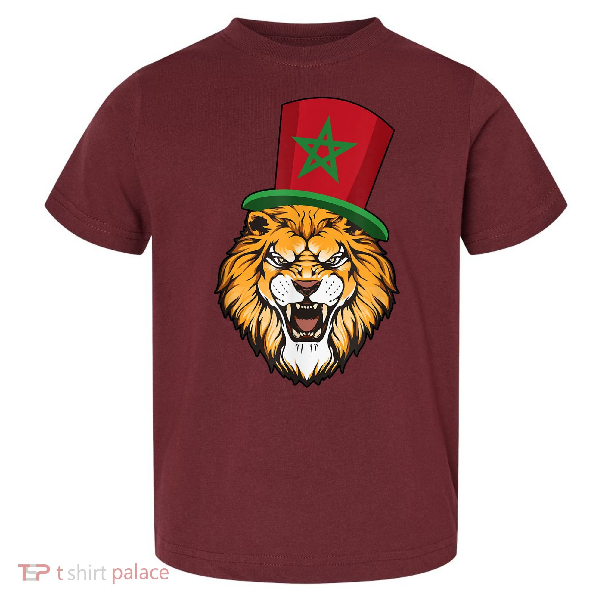 Morocco Flag Moroccan Soccer Supporter For Men Women Toddler T-Shirt