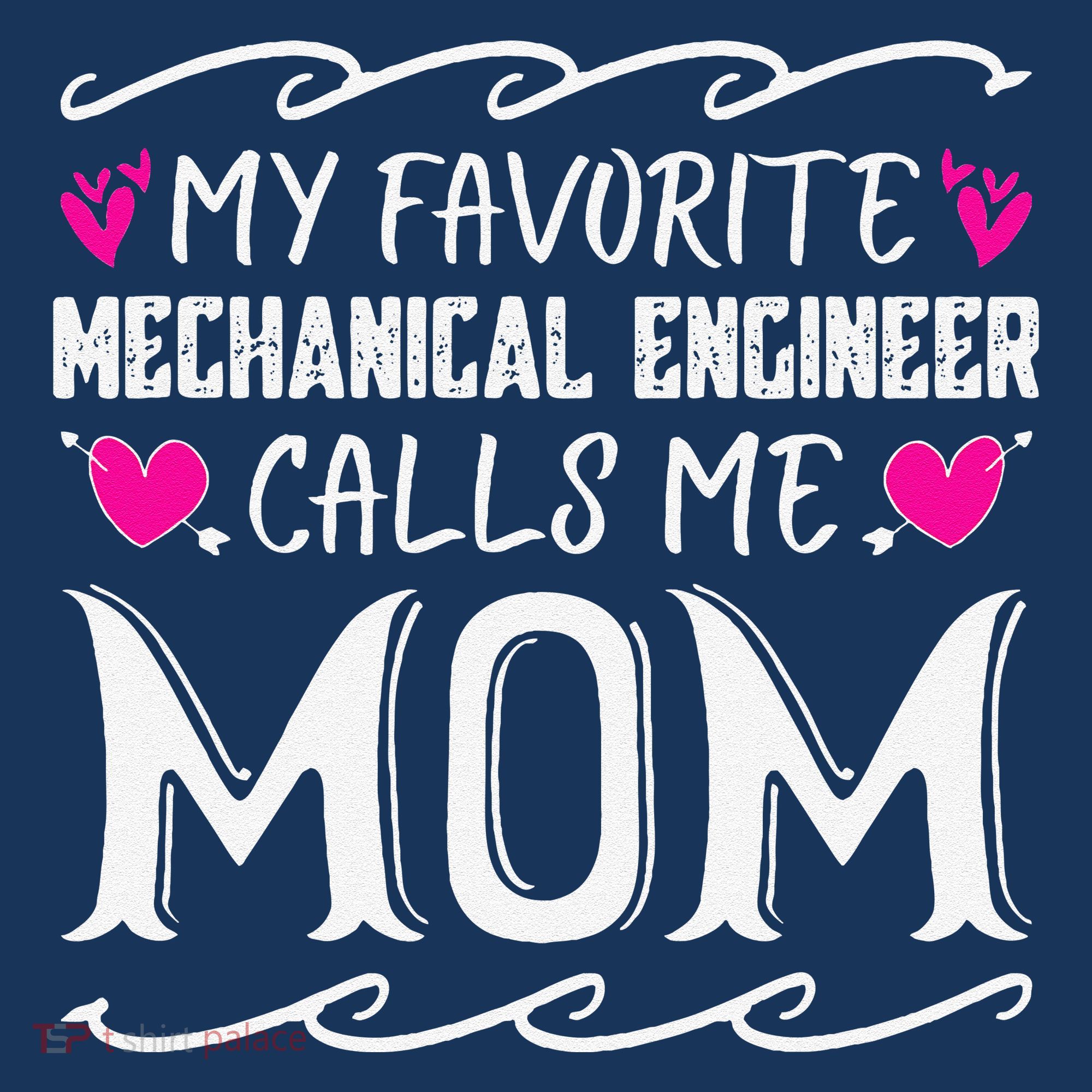 My Favorite Mechanical Engineer Calls Me Mom Mothers Day Women's Hoodie