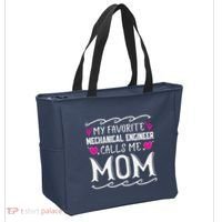 My Favorite Mechanical Engineer Calls Me Mom Mothers Day Tote Bag thumb 2