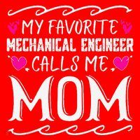 My Favorite Mechanical Engineer Calls Me Mom Mothers Day Santa Hat thumb 1