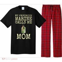 My Favorite Marine Calls Me Mom Cool Gift Pajama Set thumb 0