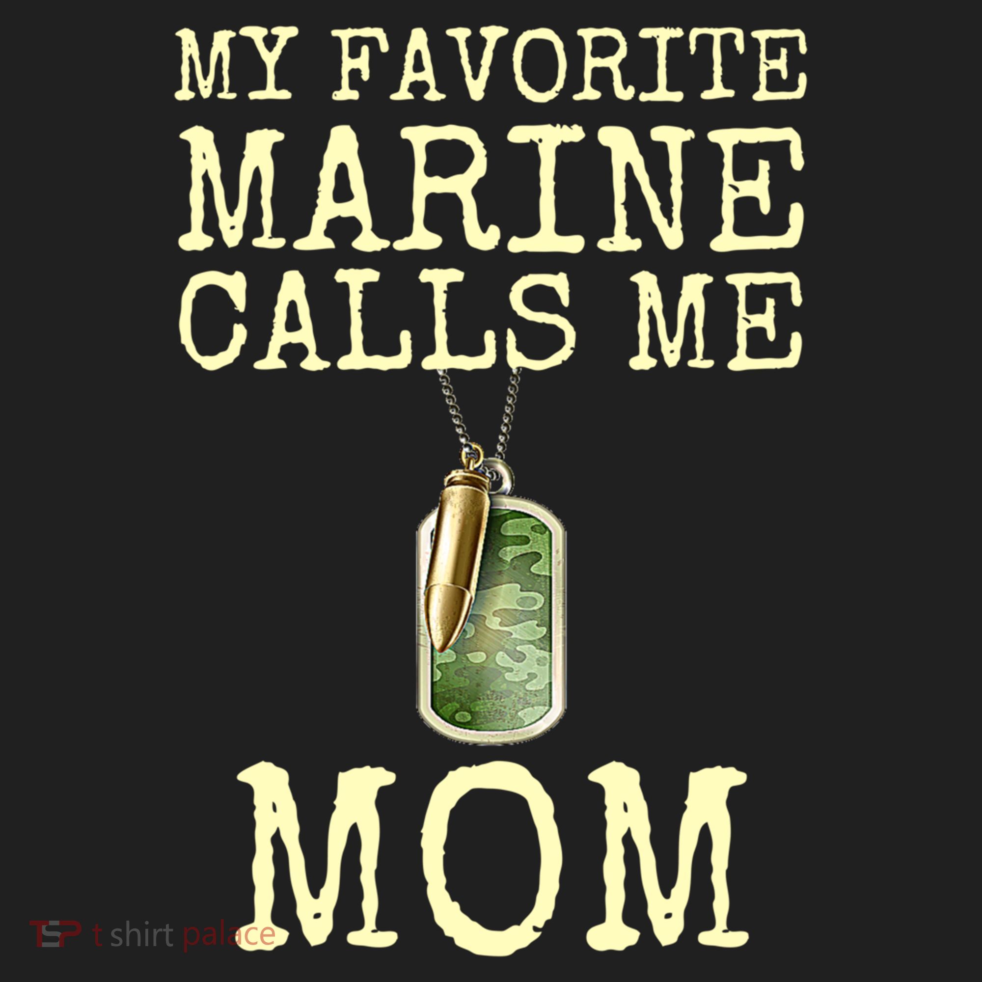 My Favorite Marine Calls Me Mom Cool Gift Hat