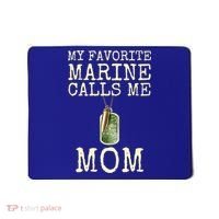 My Favorite Marine Calls Me Mom Cool Gift Mousepad thumb 0