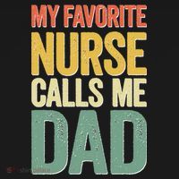 My Favorite Nurse Calls Me Dad Father's Day Coaster thumb 2