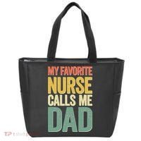 My Favorite Nurse Calls Me Dad Father's Day Tote Bag thumb 0