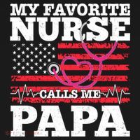 My Favorite Nurse Calls Me Papa Bucket Hat thumb 4