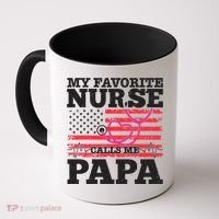 My Favorite Nurse Calls Me Papa Coffee Mug thumb 0
