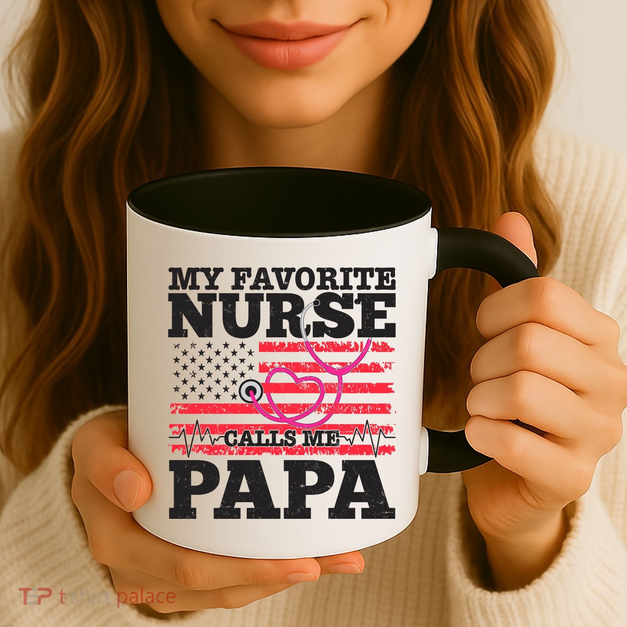 My Favorite Nurse Calls Me Papa Coffee Mug