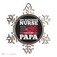 My Favorite Nurse Calls Me Papa Ornament thumb 0
