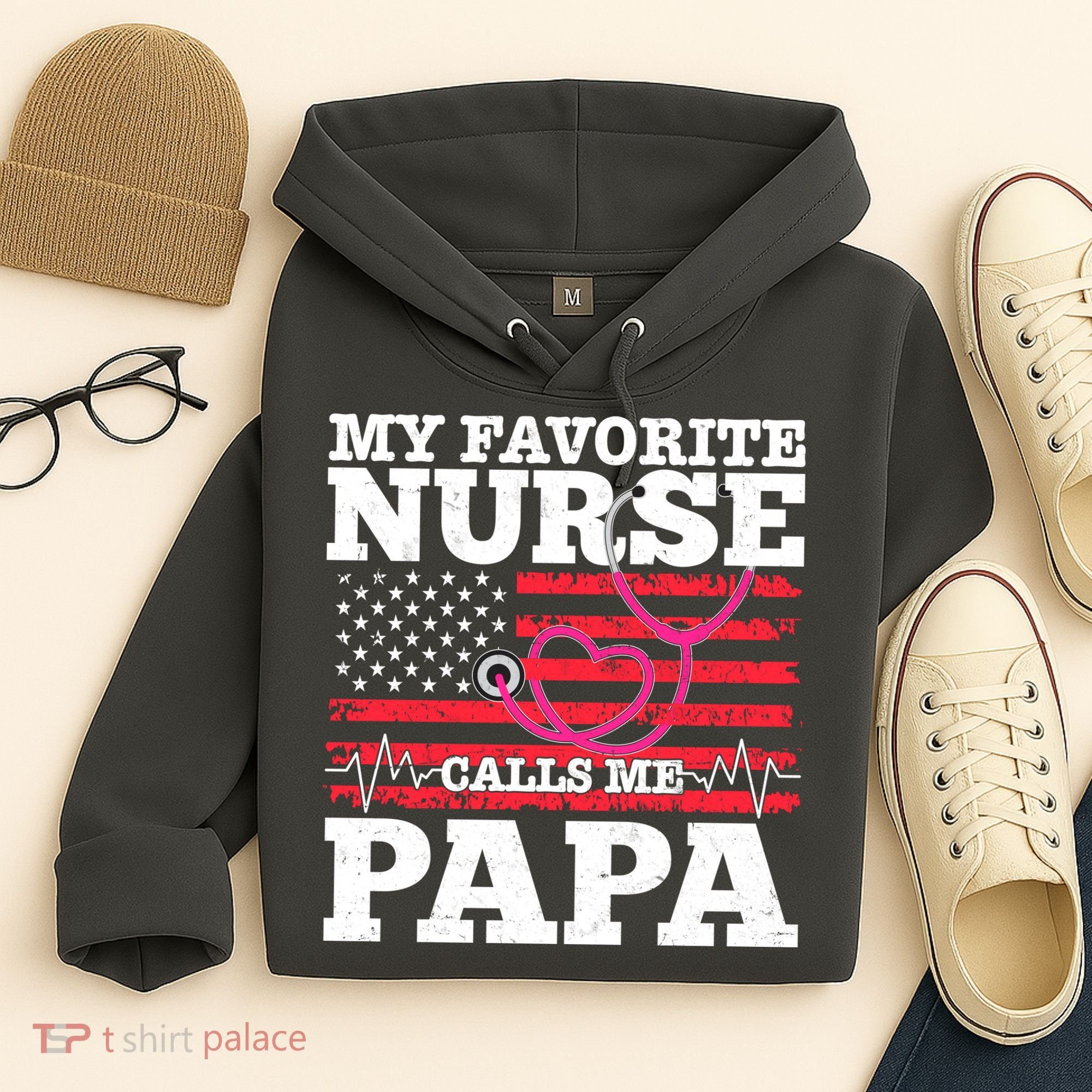 My Favorite Nurse Calls Me Papa Hoodie